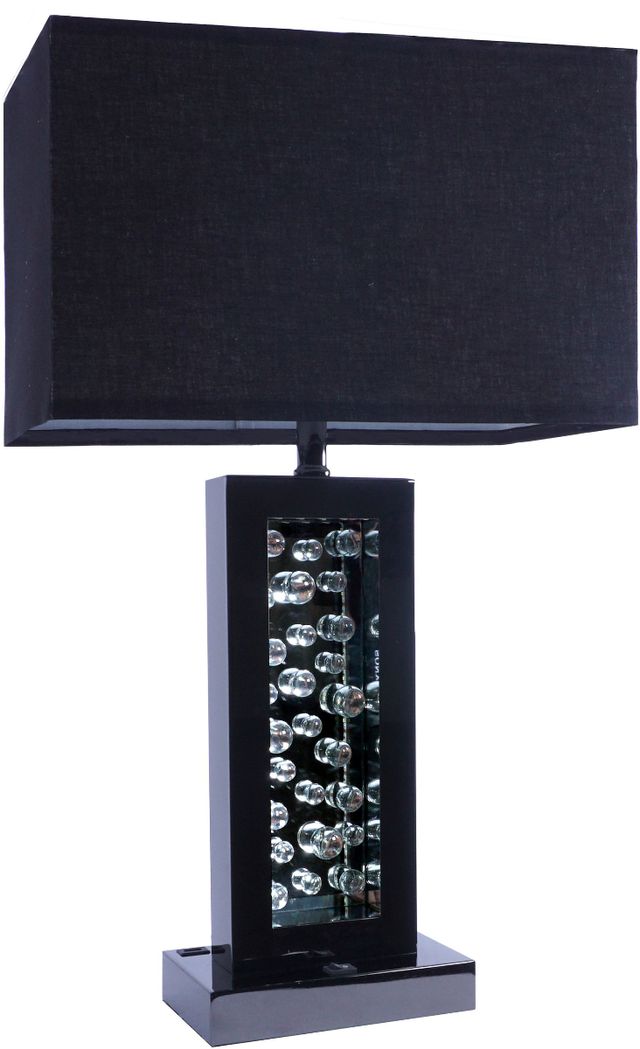 Crown Mark Black Nickel 28" Table Lamp-0