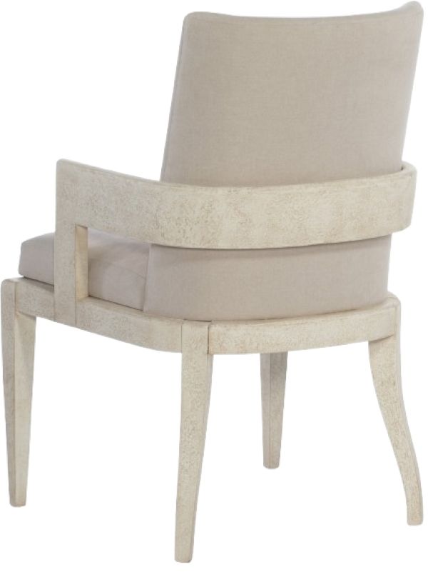 Hooker® Furniture Affinity Greige Sand Blasted/Kurtz Linen Dining Side Chair-2