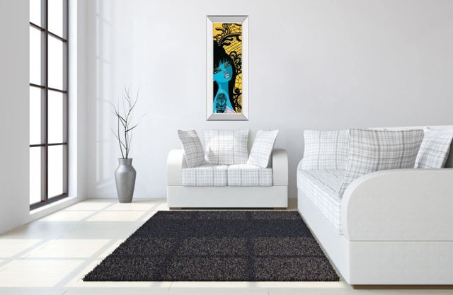 Classy Living Bev Hogue Ink Chiffon I 18" Wall Art-1