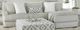 American Wholesale Furniture Cloud Heights 2-Piece Silver Right-Arm Facing Sectional and Chaise-1