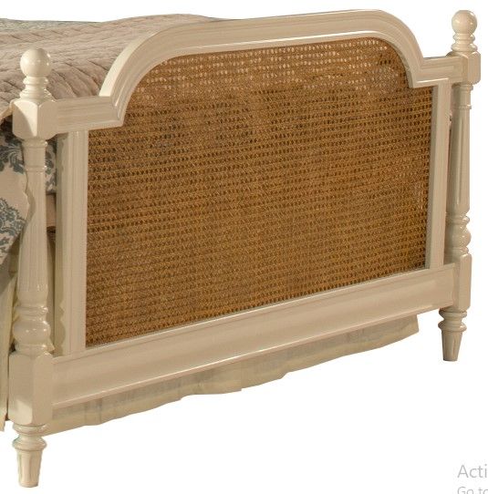 HH2 Home Melanie White King Panel Bed without Frame-2