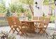 Furniture of America® Lovina 7-Piece Natural Wood Outdoor Conversation Set-3