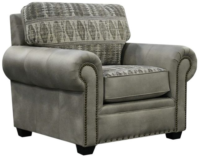 Creek Side Customs Customizable Jaden Accent Chair with Nailhead Trim-0