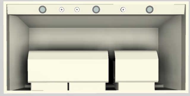 Vent-A-Hood® Designer Series 48" Biscuit Wall Mounted Range Hood-1