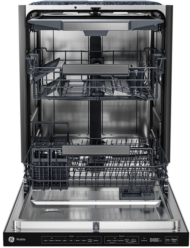 GE Profile™ 24'' Fingerprint Resistant Stainless Steel Top Control Built-In Dishwasher with Auto Open Dry-1