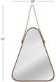 Bassett Mirror Standish Brown Stained Wall Mirror-2