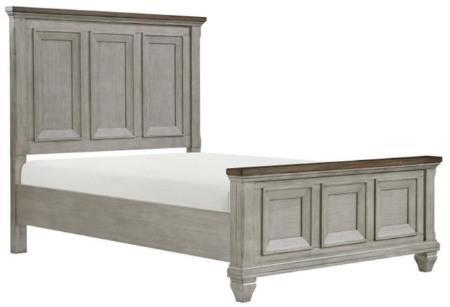 Homelegance® Renton Antique Gray/Brown Queen Panel Bed-0