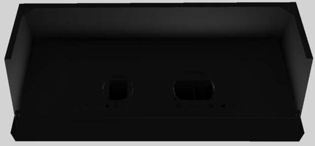 Vent-A-Hood® Designer Series 60" Black Wall Mounted Range Hood-1