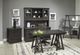 Magnussen Home® Sutton Place Weathered Charcoal Upholstered Swivel Chair-4