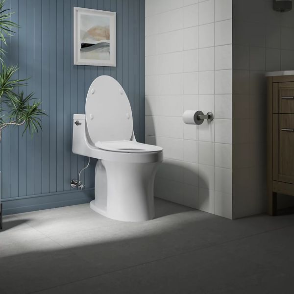 KOHLER® Lithe® White Quiet-Close™ Elongated Toilet Seat-1