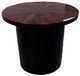 Elements International Rosemond Cherry Top End Table with Black Base-0