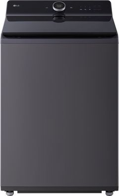 LG 5.5 Cu. Ft. Matte Black Impeller Top Load Washer with EasyUnload™, AI Sensing, ezDispense®, Water Faucet & LCD Digital Dial Control