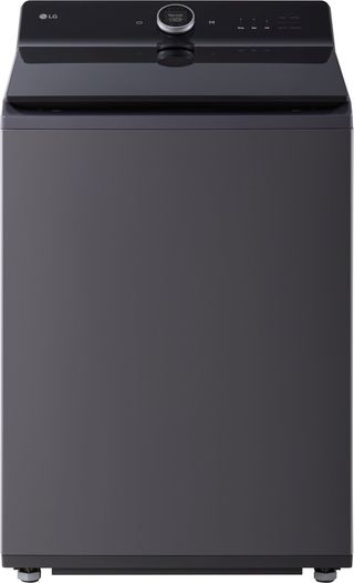 LG 5.5 Cu. Ft. Matte Black Impeller Top Load Washer with EasyUnload™, AI Sensing, ezDispense®, Water Faucet and LCD Digital Dial Control