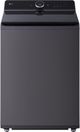LG 5.5 Cu. Ft. Matte Black Impeller Top Load Washer with EasyUnload™, AI Sensing, ezDispense®, Water Faucet & LCD Digital Dial Control-0