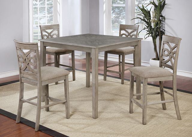 Nationwide Furniture Distributors 5 Piece Sand Pub Dining Set