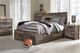 Benchcraft® Derekson Multi Gray Twin/Full Under Bed Storage-2