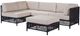 Braxton Culler Bayside 5-Piece Beige/Black Aluminum/Fabric Outdoor Modular Sectional-0