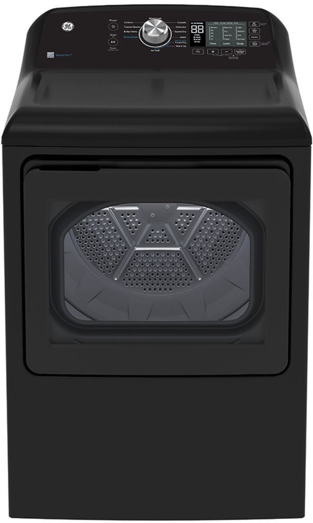 GE® 7.4 Cu. Ft. Diamond Gray Front Load Electric Dryer with SaniFresh Cycle-0