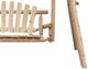 Best Craft Furniture W11 White Cedar Log Outdoor Swing-2