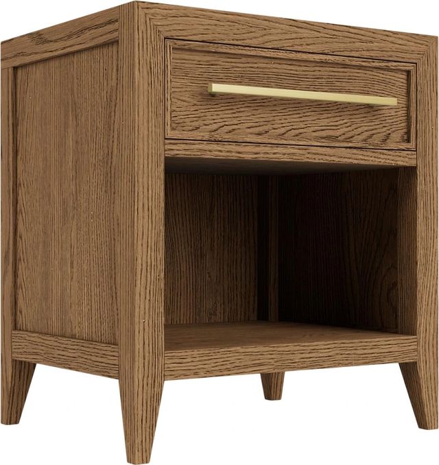 Riverside Furniture Halbrooke Nutmeg Oak 1-Drawer Nightstand-0