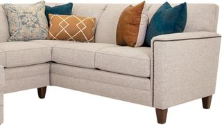 Smith Brothers 3000 Mocha Right-Arm Facing Corner Sofa