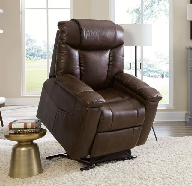 UltraComfort™ Rhodes Umber Medium Power Lift Recliner -2