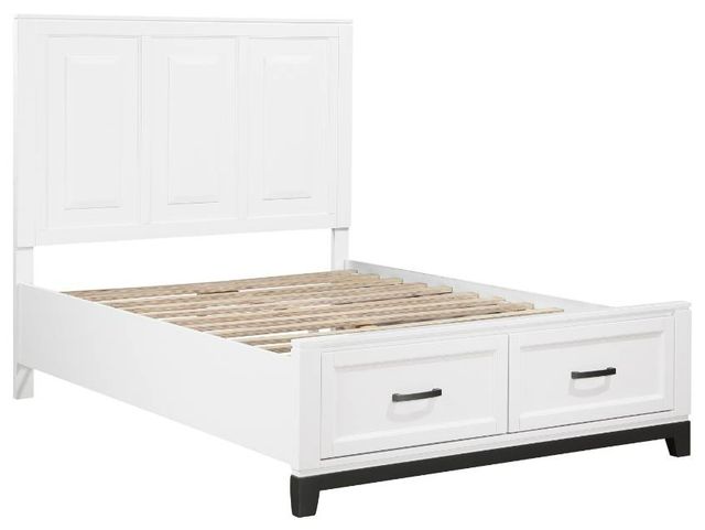 Homelegance® Garretson White Full Platform Storage Bed-3