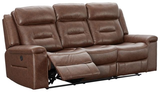 Signature Design by Ashley® McAdoo Caramel Power Reclining Sofa-1