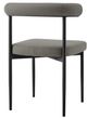 Armen Living Shannon 2-Piece Black/Gray Upholstered Dining Side Chair Set-3