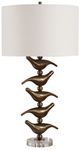 Uttermost® Sing Song Antiqued Golden Bronze Table Lamp-0