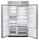 KitchenAid® 30.0 Cu. Ft. Stainless Steel with PrintShield™ Finish Built In Side-By-Side Refrigerator-1