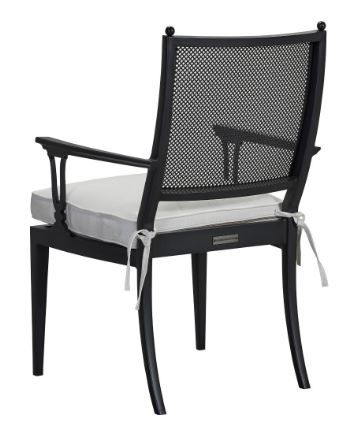 Lane Venture® Winterthur Estate Obsidian Black Dining Arm Chair-1