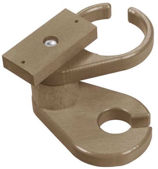 C.R. Plastics Adirondack Beige Wineglass / Cup Holder-1