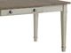 Elements International Farmington Washed Stone/White Dining Table-1