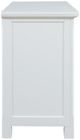 Jofran Inc. Isabella White 38" Mirrored Accent Cabinet-4