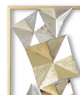 Classy Art 2-Piece Style 2 Gold/Silver Wall Decor Set-1