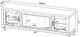 Coaster® Havering TV Stand Fireplace Media Console TV Stand-2