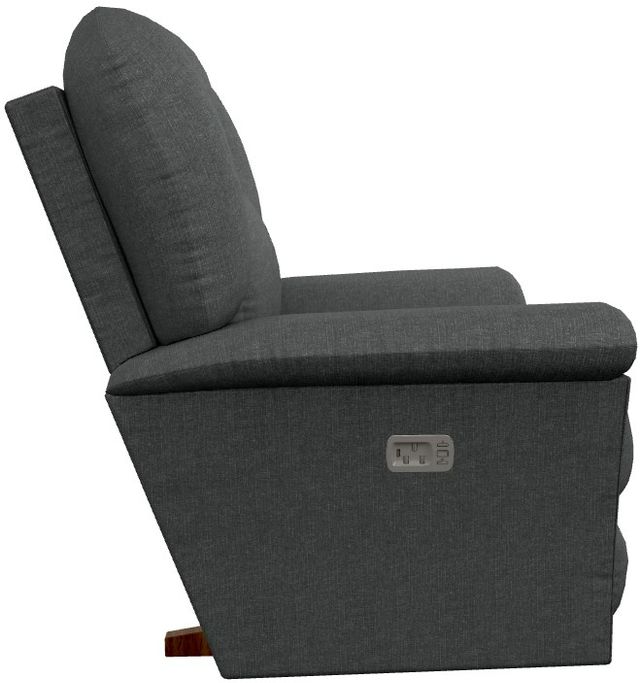 La-Z-Boy® Jasper Slate Power Rocking Recliner with Headrest-2