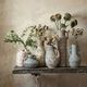 TOV Furniture Earthenware Diode Brown Flower Vase-1