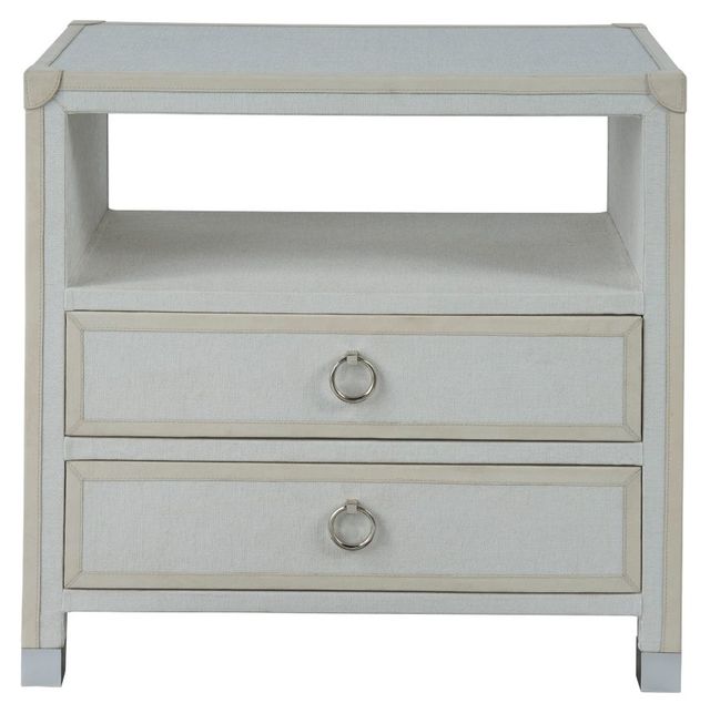 Universal Explore Home™ New Modern Riven Light Gray Nightstand-2