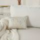 Nourison Home™ Luminescence Silver Throw Pillow-1