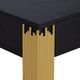 New Classic® Home Furnishings Empire Black Coffee Table with Gold Base-5