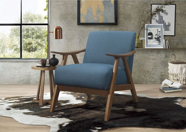 Mazin Furniture Damala Blue Accent Chair-3