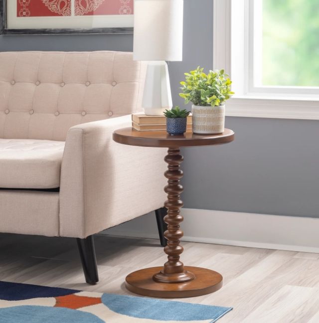 Powell® Spectrum Hazelnut Side Table-1