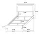 Coaster® Marceline White Queen Panel Bed-3