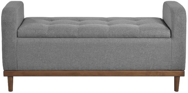 Homelegance® Brigitte Gray Lift Top Storage Bench-2