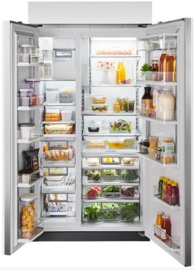 Sub-Zero® Classic Series 48" 28.8 Cu. Ft. Stainless Steel Built-In Side-by-Side Refrigerator/Freezer with Internal Water Dispenser-2