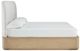 Modus Furniture Penny Buff Cream Ash/Oatmeal Eastern King Upholstered Platform Bed-4