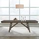 Liberty Furniture Carolina Park Amber Brown Trestle Dining Table-2