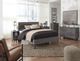 Signature Design by Ashley® Brymont 5-Piece Dark Gray Queen Panel Headboard Bed Set-5